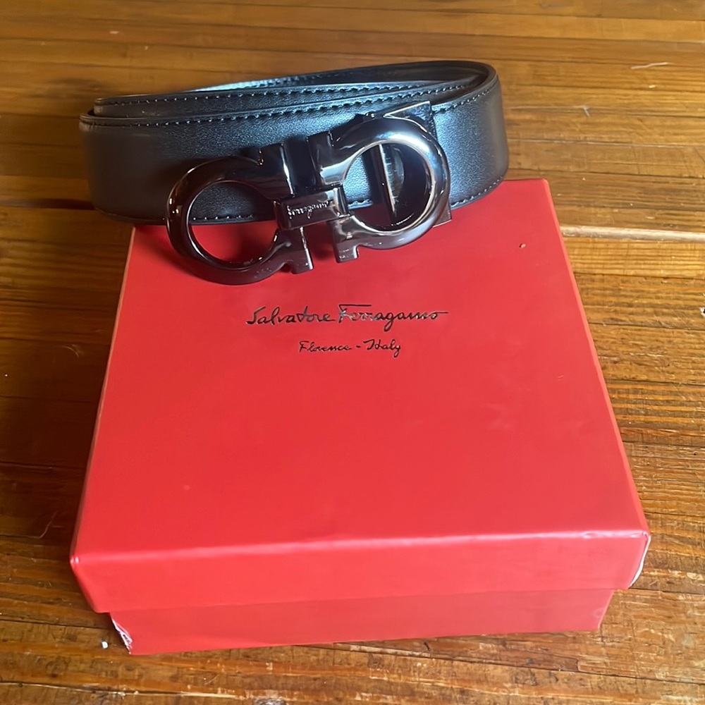 Men’s Salvatore Ferragamo Black Belt